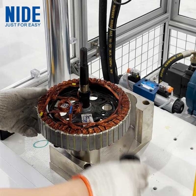 Automatische wielhub motor stator as drukmachine