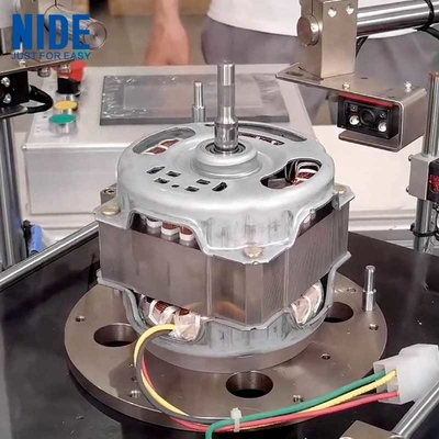 Automatische wasmachine met inductie motor stator en rotor assemblagelijn