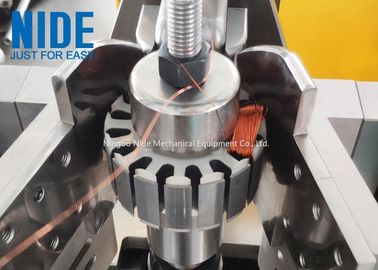 Externe stator spoel wikkeling machine borstelloze motor met dubbele stations